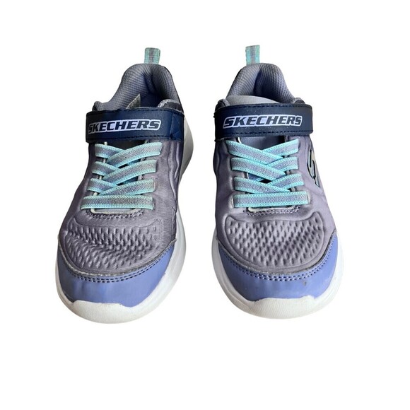 Skechers Girls‎ Sneakers Selectors Blue Purple Size 13 - Picture 4 of 11